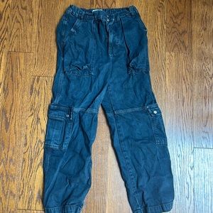 Free people black cargo pants
